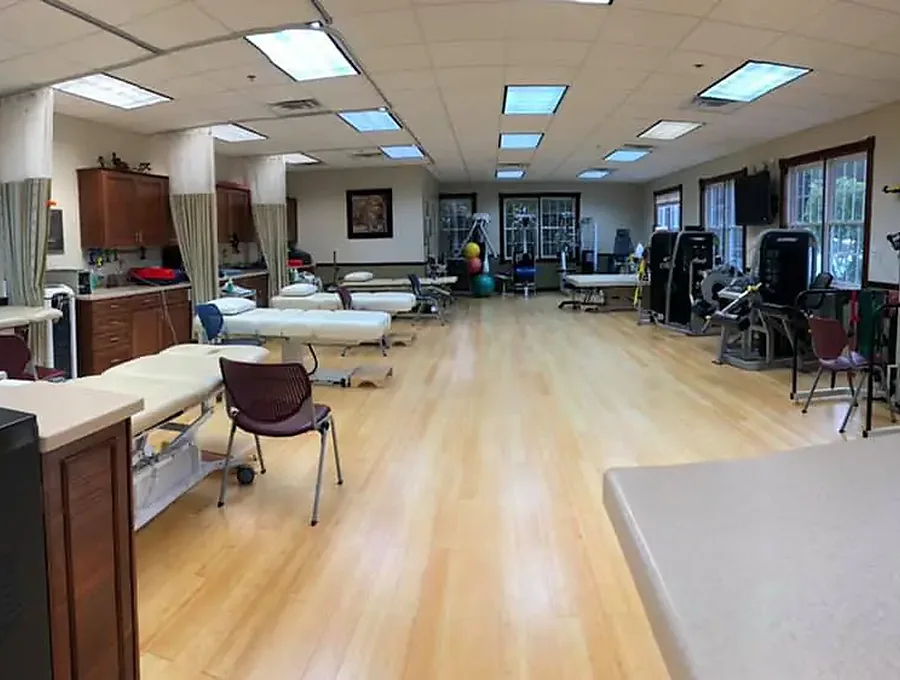 The treatment floor at Central Jersey Physical Therapy in Old Bridge